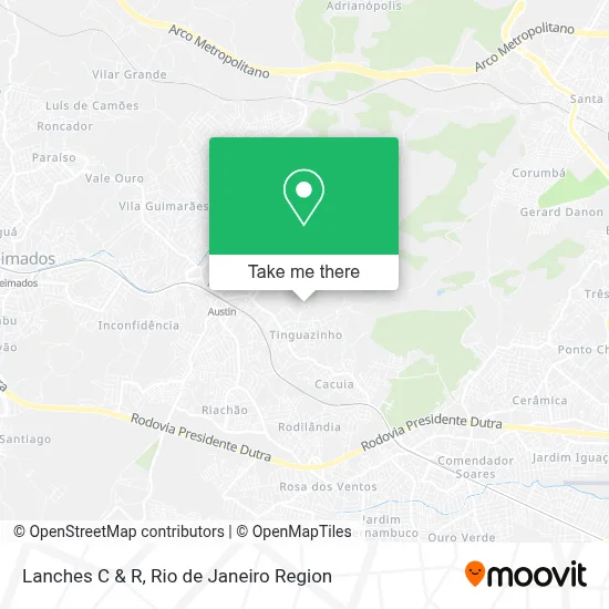 Lanches C & R map