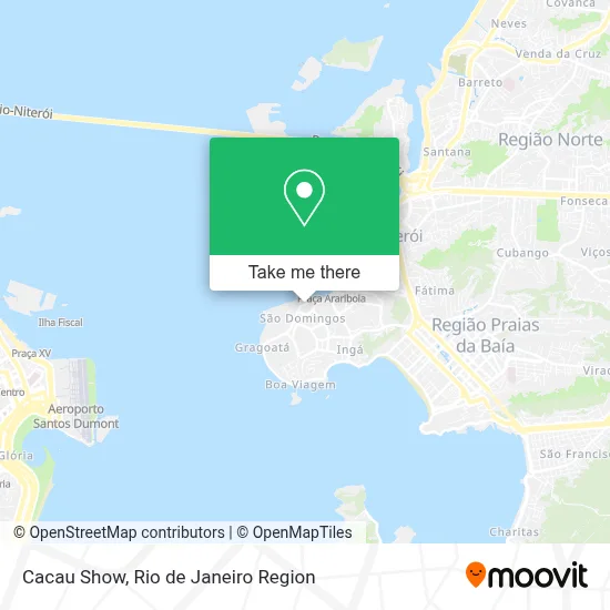 Cacau Show map