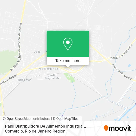 Panil Distribuidora De Alimentos Industria E Comercio map