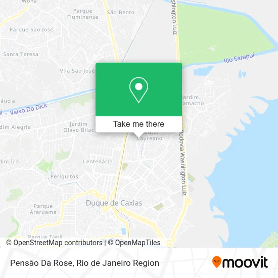 Pensão Da Rose map