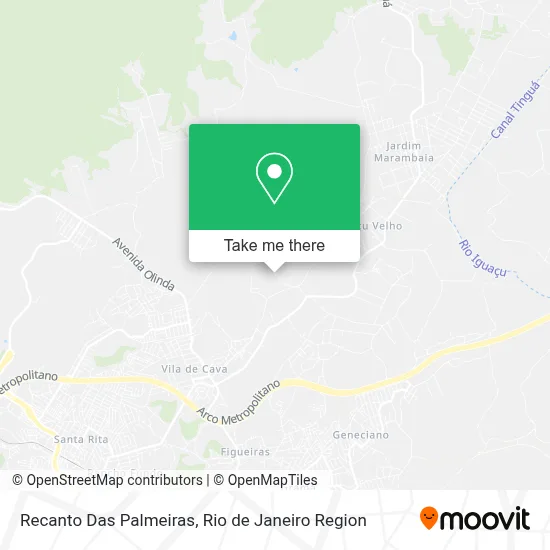 Recanto Das Palmeiras map