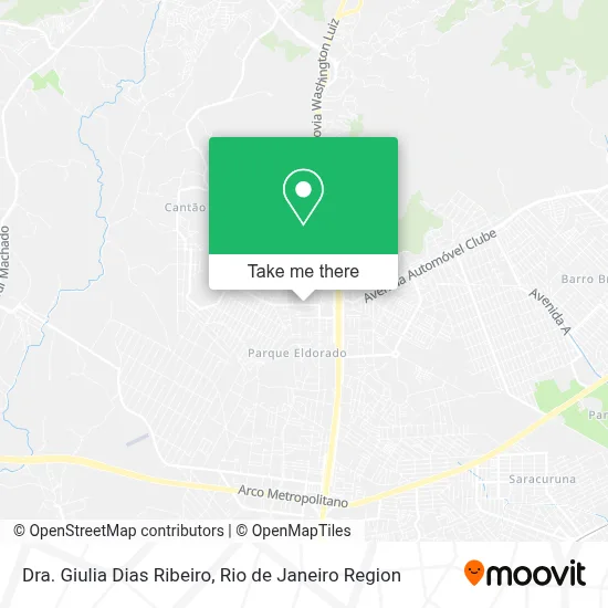 Dra. Giulia Dias Ribeiro map