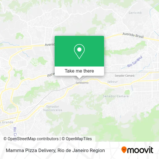 Mamma Pizza Delivery map