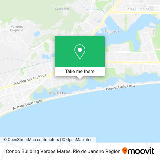 Condo Building Verdes Mares map