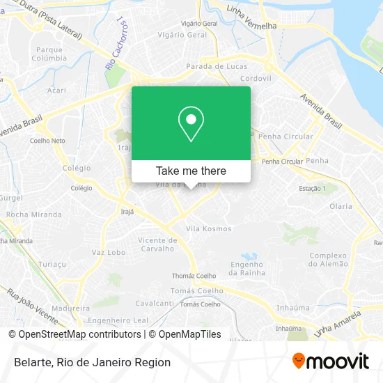 Belarte map