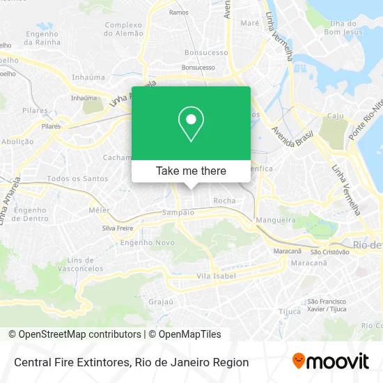Central Fire Extintores map