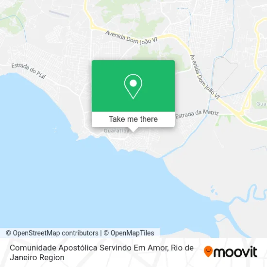 Comunidade Apostólica Servindo Em Amor map