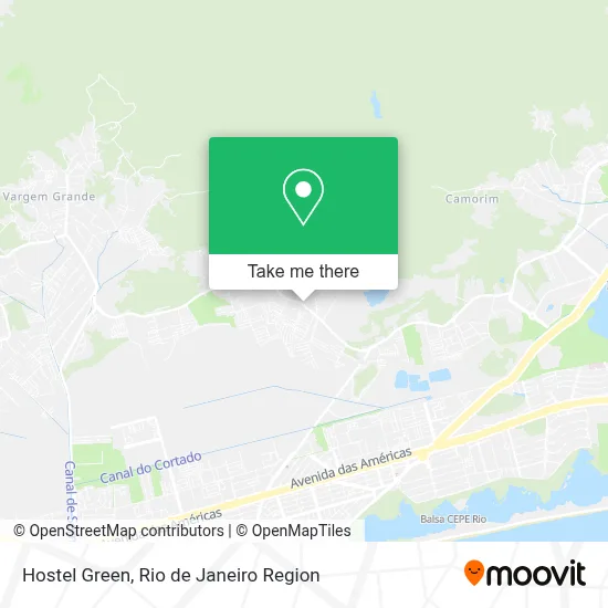 Hostel Green map