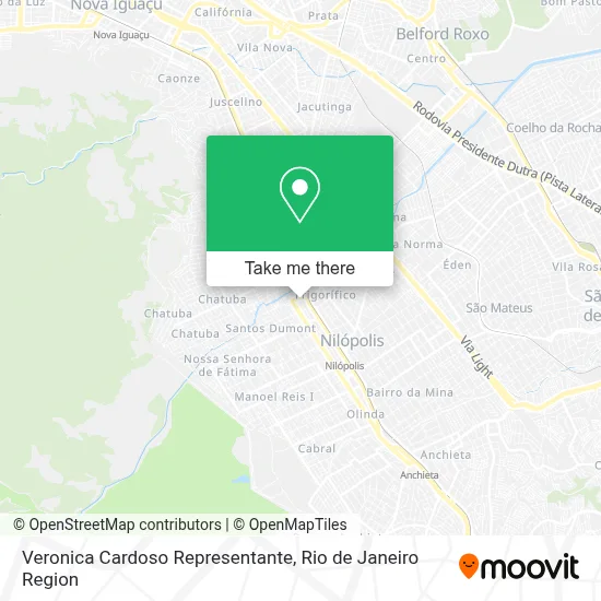 Veronica Cardoso Representante map