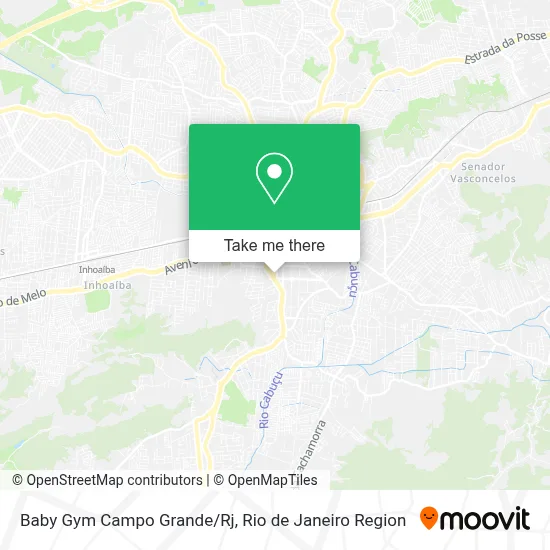 Baby Gym Campo Grande/Rj map