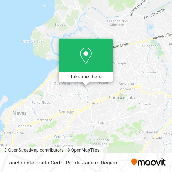 Lanchonete Ponto Certo map