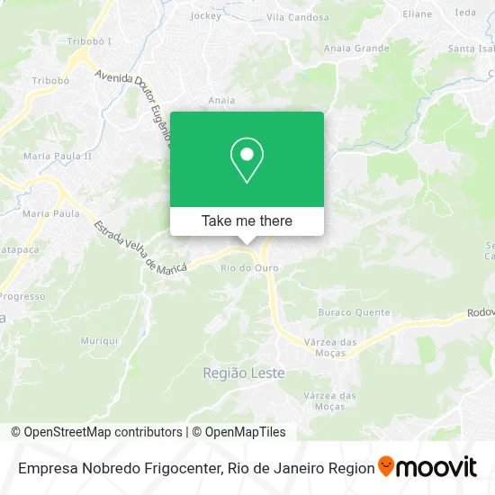 Empresa Nobredo Frigocenter map