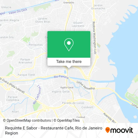 Requinte E Sabor - Restaurante Cafe map