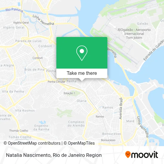 Natalia Nascimento map