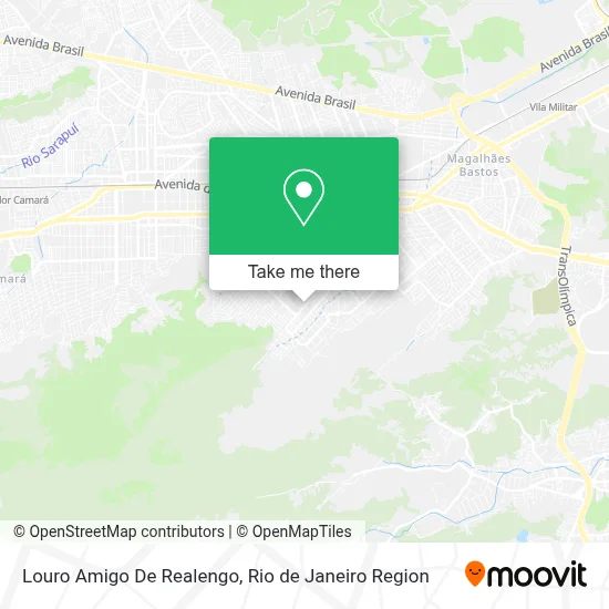 Louro Amigo De Realengo map
