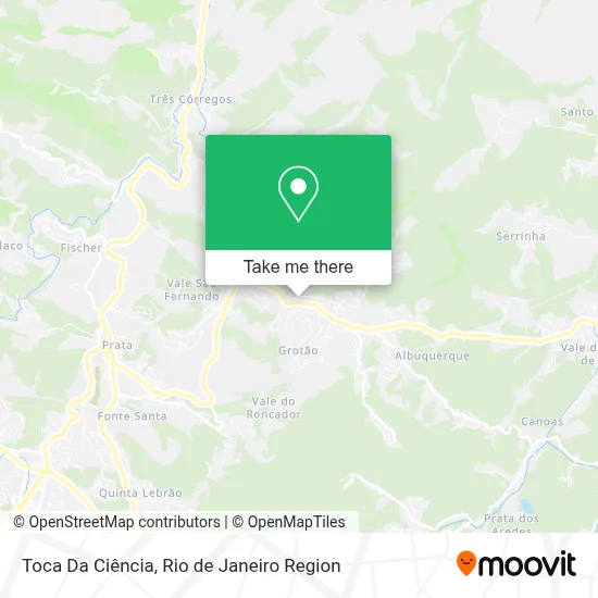 Toca Da Ciência map