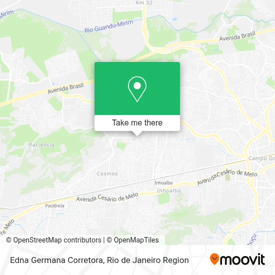 Edna Germana Corretora map