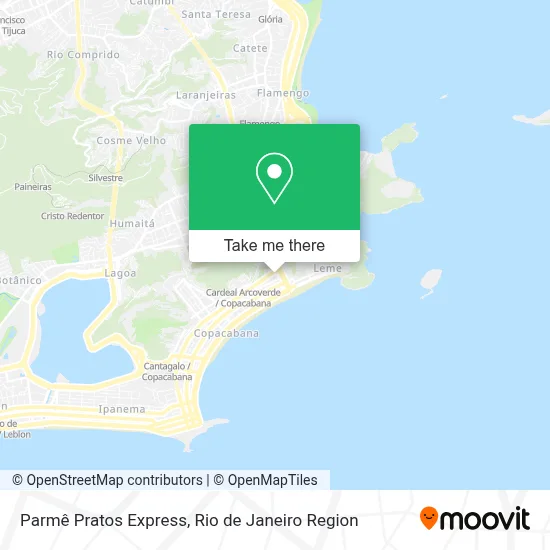 Parmê Pratos Express map
