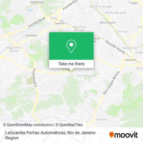 LaGuardia Portas Automáticas map