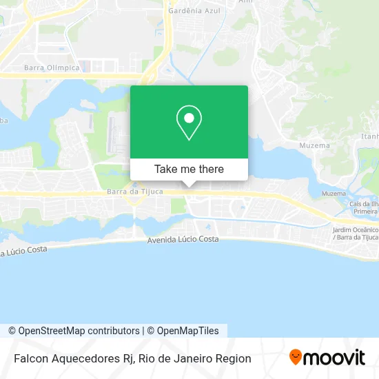 Falcon Aquecedores Rj map
