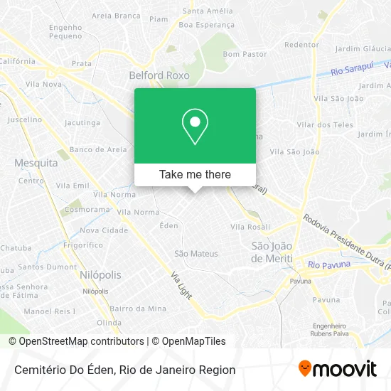 Cemitério Do Éden map