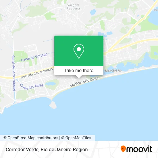 Corredor Verde map