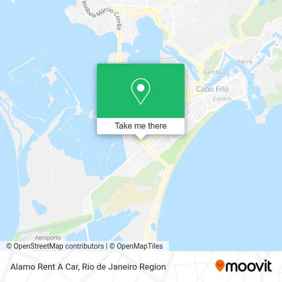 Alamo Rent A Car map