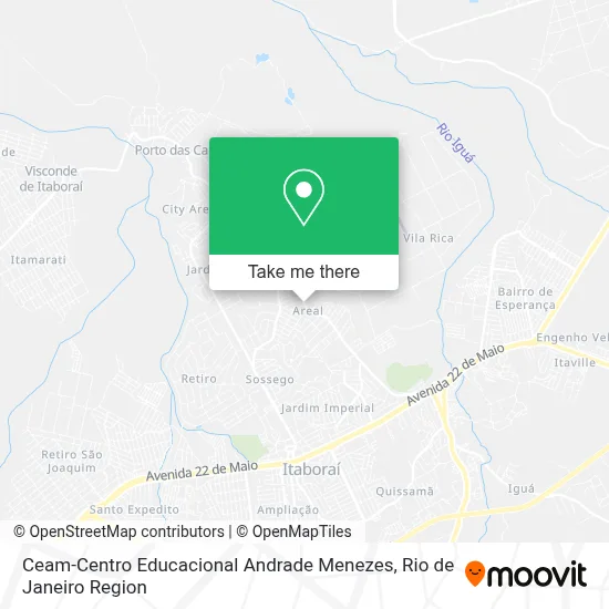 Ceam-Centro Educacional Andrade Menezes map