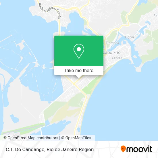 C.T. Do Candango map