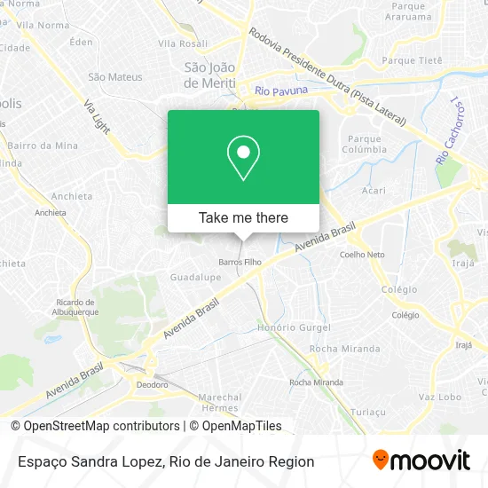 Espaço Sandra Lopez map