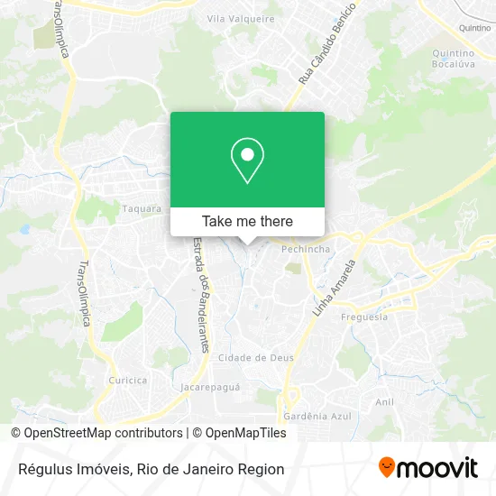 Régulus Imóveis map