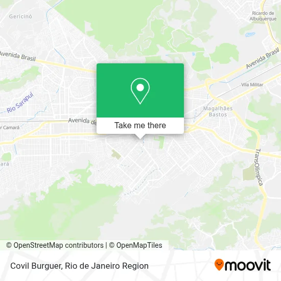 Covil Burguer map