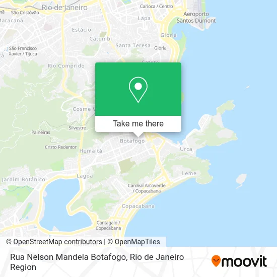 Rua Nelson Mandela Botafogo map