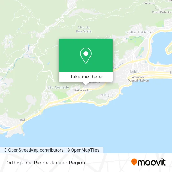 Orthopride map