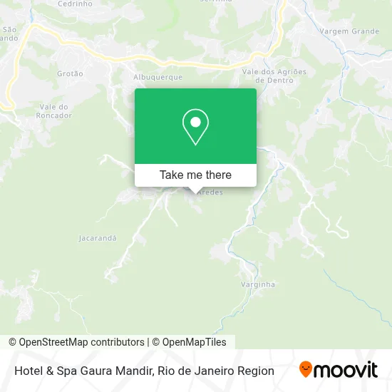 Hotel & Spa Gaura Mandir map