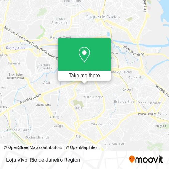 Loja Vivo map