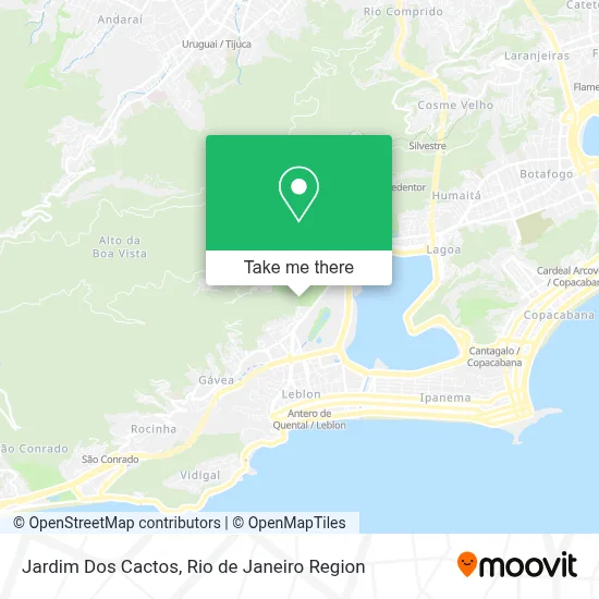 Jardim Dos Cactos map