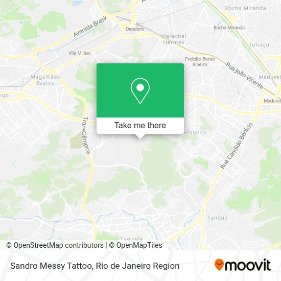 Sandro Messy Tattoo map