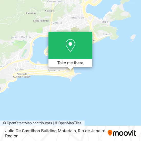 Julio De Castilhos Building Materials map