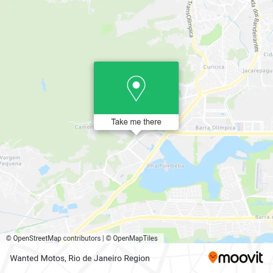 Wanted Motos map