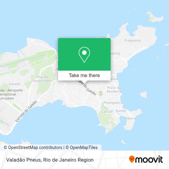 Valadão Pneus map