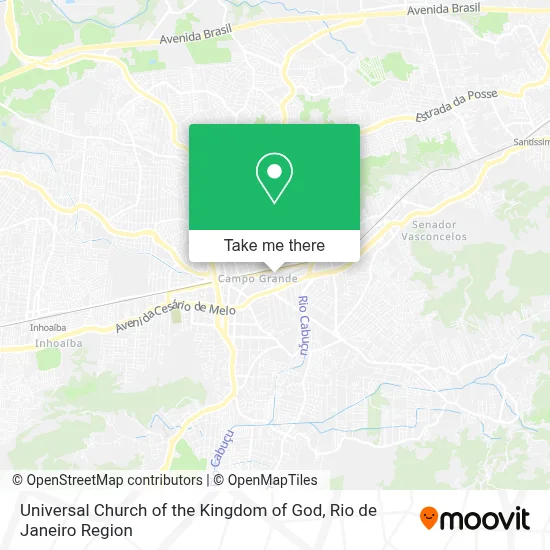 Igreja Universal Do Reino De Deus map