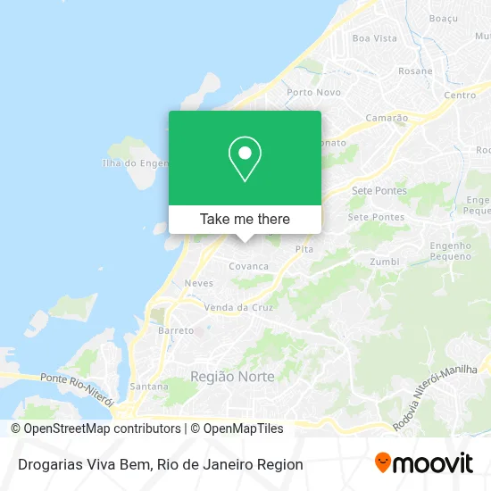 Drogarias Viva Bem map