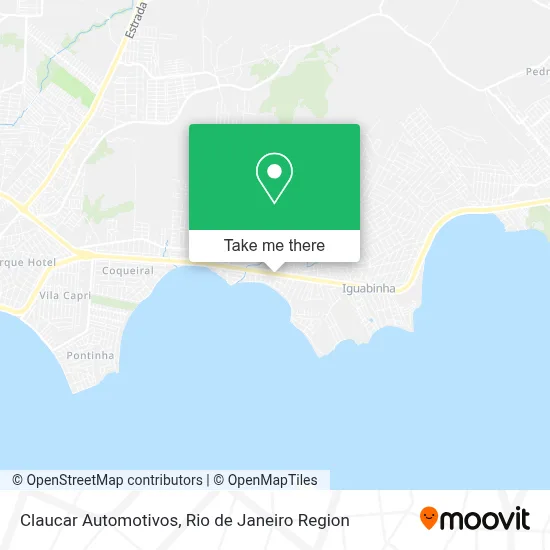 Claucar Automotivos map