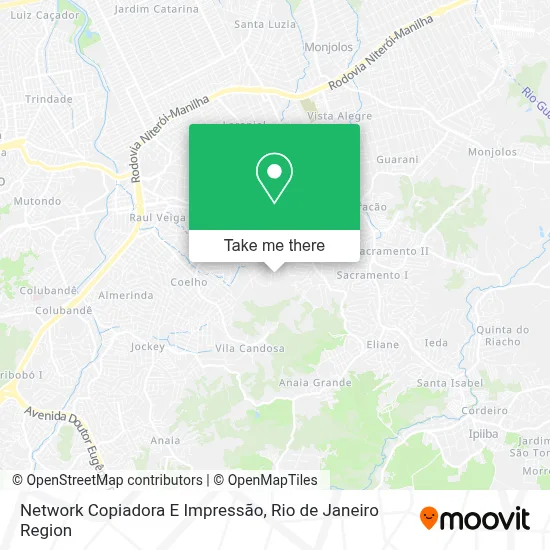 Network Copiadora E Impressão map