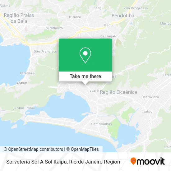 Sorveteria Sol A Sol Itaipu map