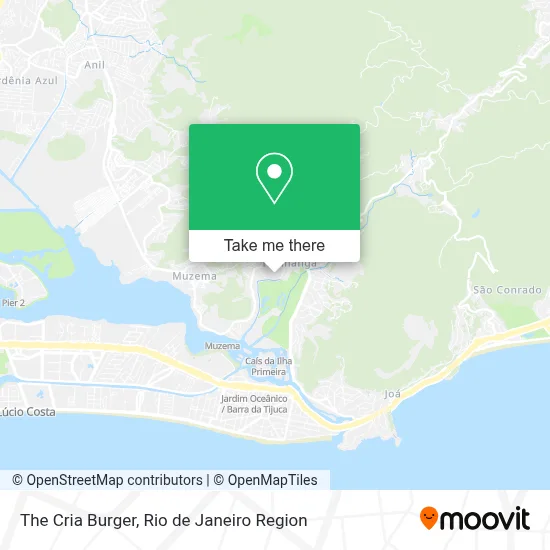 The Cria Burger map