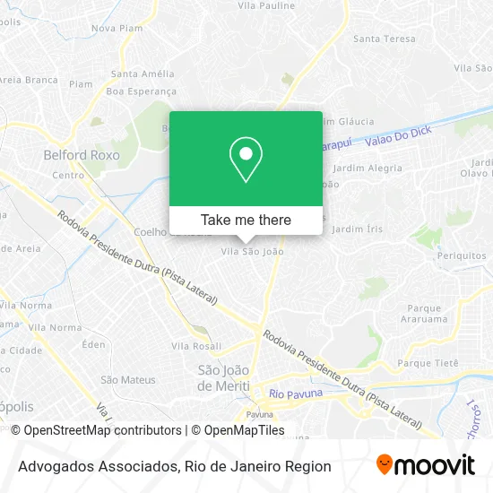 Advogados Associados map