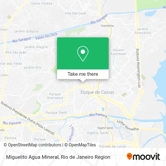 Miguelito Agua Mineral map