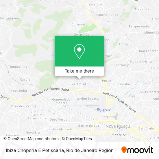 Ibiza Choperia E Petiscaria map